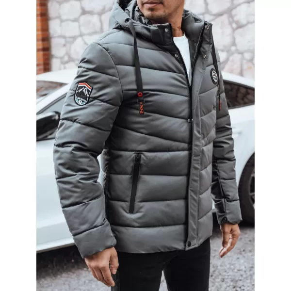  Pánská bunda DSTREET TMAVĚ ŠEDÁ 