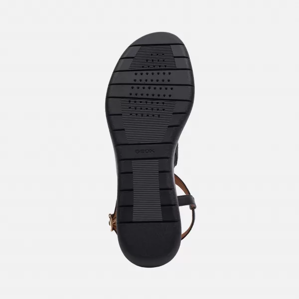  Dámské sandály GEOX MELICONIA G000972 ČERNÁ 
