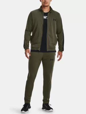 Pánská souprava UNDER ARMOUR UA KNIT TRACK SUIT 1357139-390 ZELENÁ