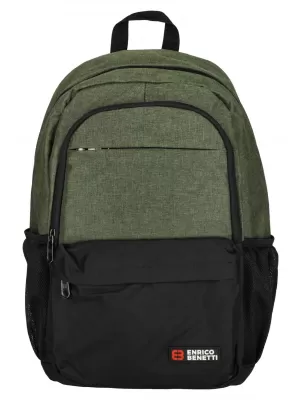 Batoh ENRICO BENETTI HAMBURG NOTEBOOK BACKPACK 23 L OLIVE
