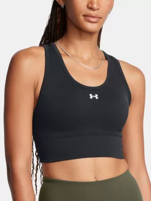 Dámská podprsenka UNDER ARMOUR VANISH SEAMLESS MID BRA 1384419-001 ČERNÁ
