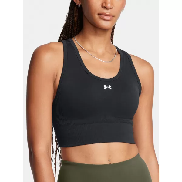  Dámská podprsenka UNDER ARMOUR VANISH SEAMLESS MID BRA 1384419-001 ČERNÁ 