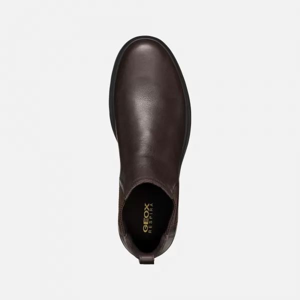  Pánské boty GEOX SPHERICA EC1 G006535 TMAVĚ HNĚDÁ 