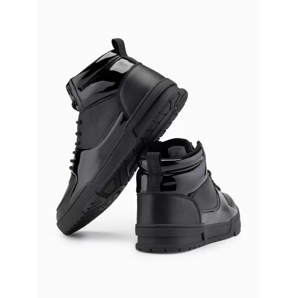  Pánské boty OMBRE OM-FOSH-0178 BLACK 