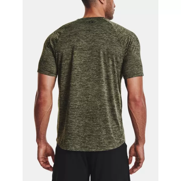 Pánské triko UNDER ARMOUR UA TECH 2.0 SS TEE 1326413-390 ZELENÁ 