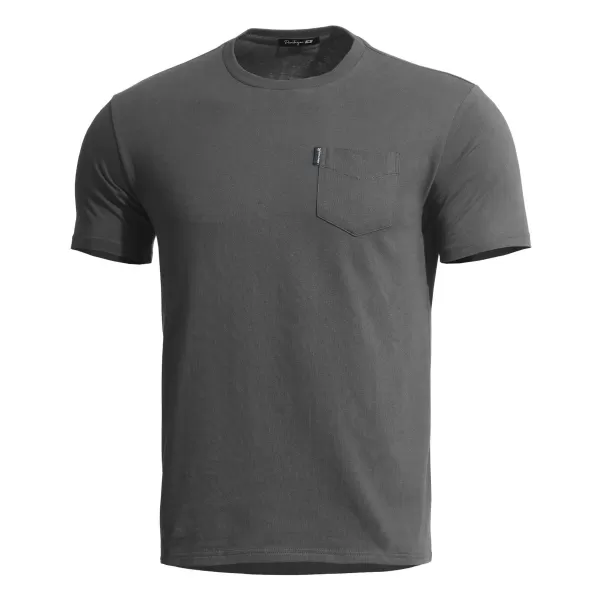  Pánské triko PENTAGON AGERON T-SHIRT WITH POCKET K09012 WOLF/GREY 