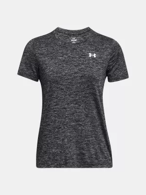 Dámské triko UNDER ARMOUR TECH SSC- TWIST 1384230-001 ČERNÁ