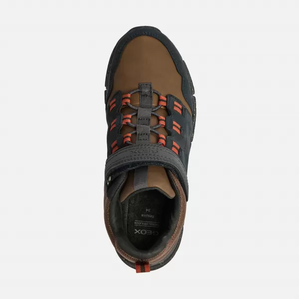  Chlapecké kotníkové boty GEOX FLEXYPER BOY B ABX J949XA032FUC0948 ČERNÁ 