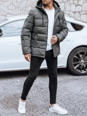 Pánská bunda DSTREET TMAVĚ ŠEDÁ
