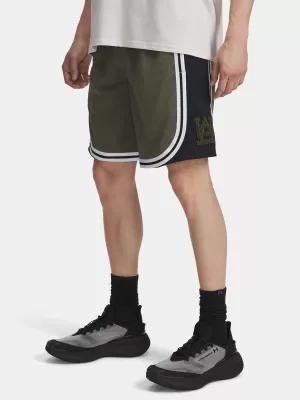 Pánské kraťasy UNDER ARMOUR UA M COURTSIDE SHORT 6004087-390 ZELENÁ
