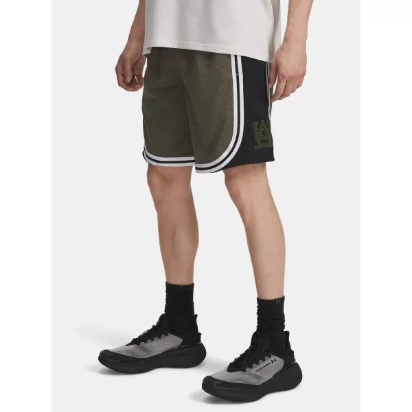  Pánské kraťasy UNDER ARMOUR UA M COURTSIDE SHORT 6004087-390 ZELENÁ 