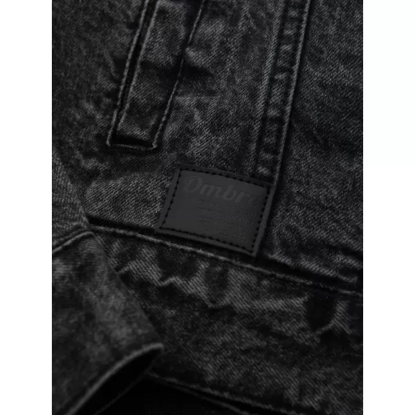  Pánská bunda OMBRE OM-JADJ-0219 BLACK 