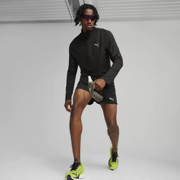  Sportovní triko PUMA RUN CLOUDSPUN 1/4 ZIP 52499201 PUMA BLACK 