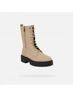 Dámské kotníkové boty GEOX SPHERICA EC7 G015003 BÉŽOVÁ