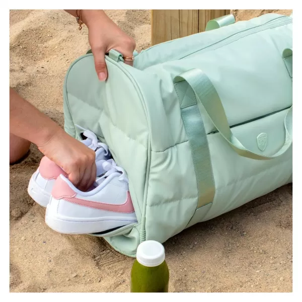  Cestovní taška HEYS Puffer Duffel Bag SAGE GREEN 