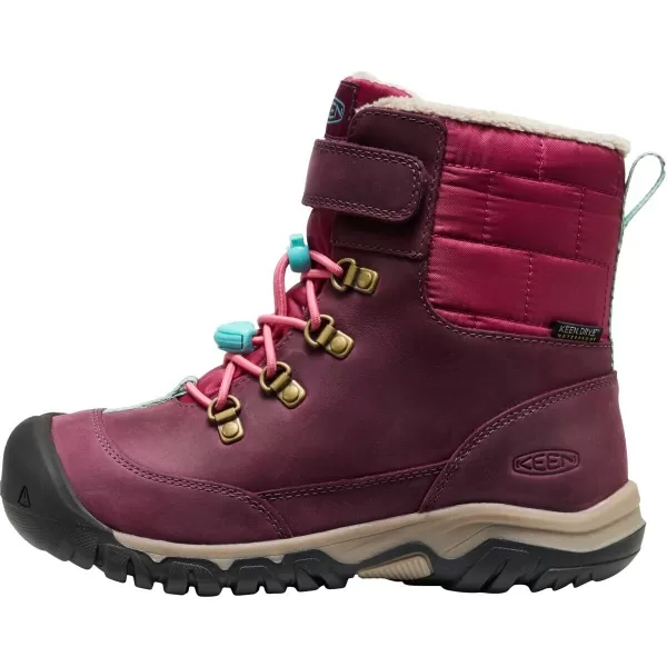  Dětské zimní boty KEEN KANIBOU WP FIG/PINK LEMONADE 