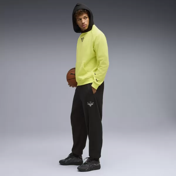  Pánská mikina PUMA MELO ALWAYZ ON 1 HOODIE 63075205 LEMON SHERBERT 