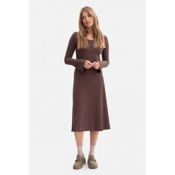  Dámské šaty BEWEAR B308 BROWN 