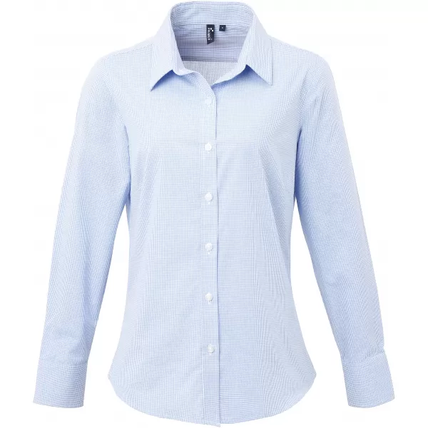  Dámská košile Premier | PR 320 LIGHT BLUE/WHITE 