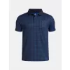 Chlapecké triko UNDER ARMOUR UA MATCHPLAY PRINTED POLO 1377349-411 MODRÁ