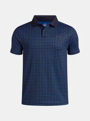 Chlapecké triko UNDER ARMOUR UA MATCHPLAY PRINTED POLO 1377349-411 MODRÁ