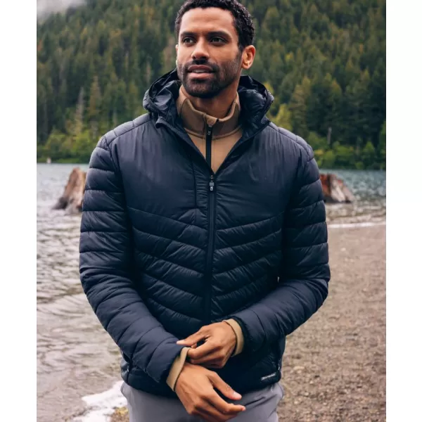  Pánská prošívaná bunda CUTTER & BUCK | MOUNT ADAMS JACKET MEN DARK NAVY 