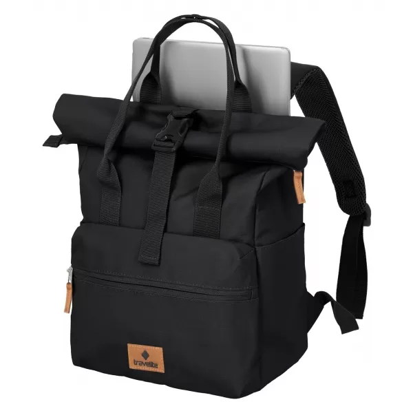  Batoh TRAVELITE BASICS SHORT HANDLE ROLL-UP BLACK 