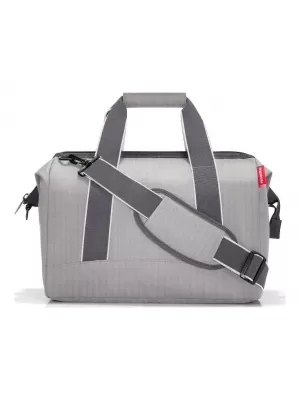 Taška REISENTHEL ALLROUNDER M HERRINGBONE GREY
