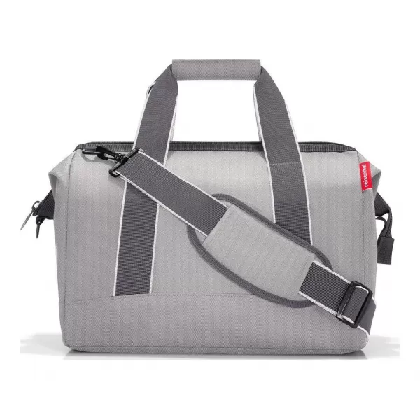  Taška REISENTHEL ALLROUNDER M HERRINGBONE GREY 