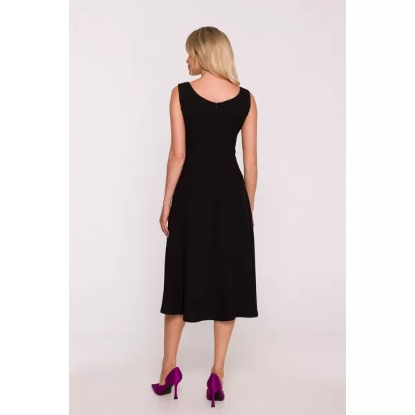  Dámské šaty STYLOVE S424 BLACK 