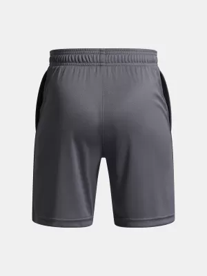 Chlapecké kraťasy UNDER ARMOUR UA TECH LOGO SHORTS 1383333-026 ŠEDÁ