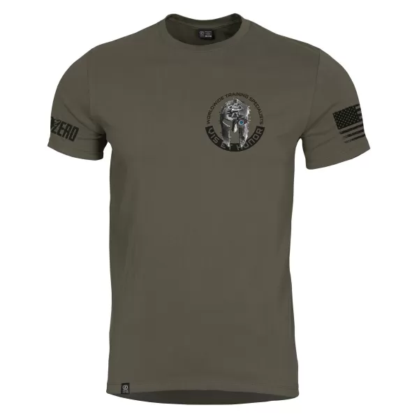  Triko PENTAGON AGERON VIS ET HONOR K09012 BROWN GREY 