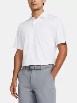 Pánské triko UNDER ARMOUR UA T2G POLO LB 1383255-100 BÍLÁ