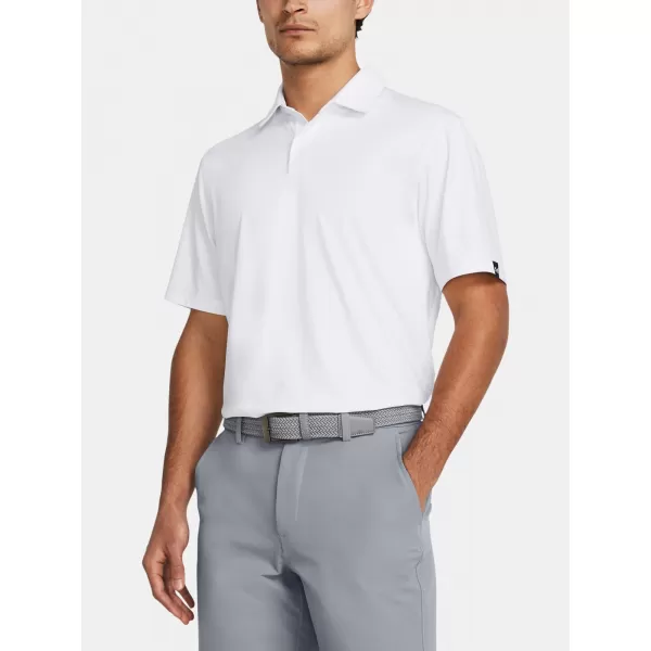  Pánské triko UNDER ARMOUR UA T2G POLO LB 1383255-100 BÍLÁ 