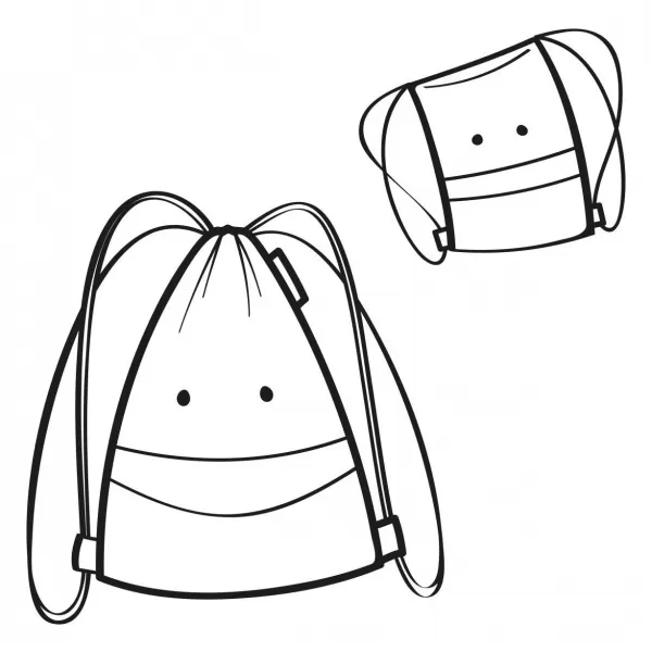  Sportovní vak REISENTHEL MYSAC KIDS ABC FRIENDS PINK 