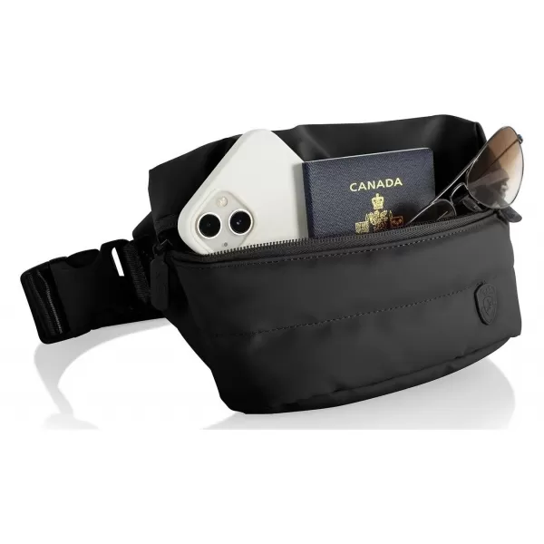  Ledvinka HEYS PUFFER MINI WAIST BAG BLACK 