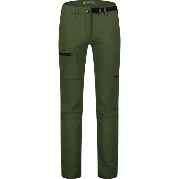 Dámské outdoorové kalhoty NORDBLANC OPAL NBSPL8193 ZELENÝ DEN 
