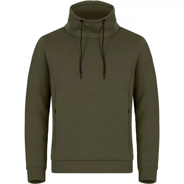  Pánská mikina CLIQUE | HOBART SWEATER MEN FOG GREEN 