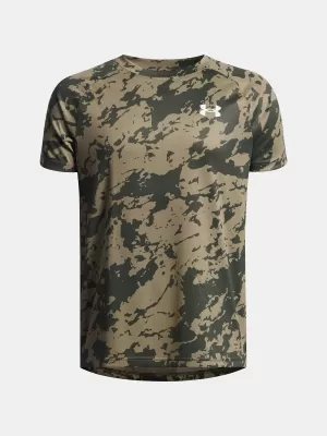 Chlapecké triko UNDER ARMOUR UA TECH 2.0 SS 1363284-392 ZELENÁ