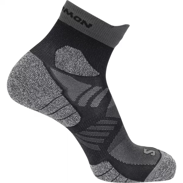  Ponožky SALOMON AERO ANKLE BLACK/CASTELROCK 
