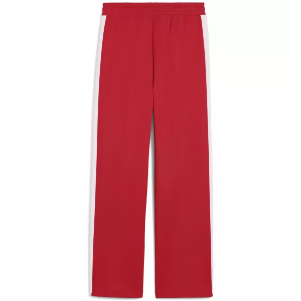  Dámské tepláky PUMA T7 ALWAYS ON STRAIGHT TRACK PANTS OP 62979711 FOR ALL TIME RED 