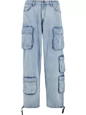Pánské kalhoty URBAN CLASSICS TB7322 NEW LIGHT BLUE WASHED