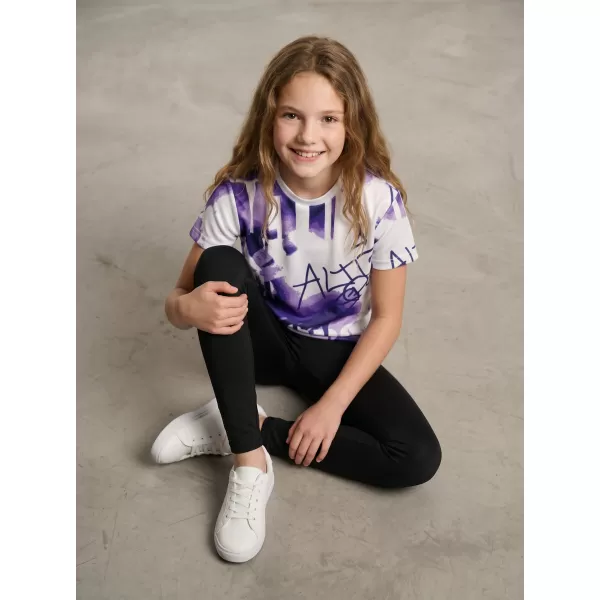  Dětské funkční triko premium ALTISPORT VOJ/ALK076TR01 VIOLET/WHITE 