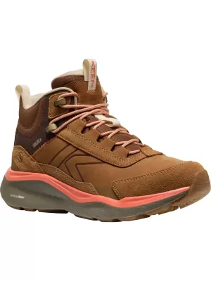 Boty KEEN LEIKI LEATHER MID WP CHIPMUNK/BISON