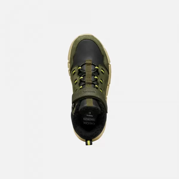  Chlapecké kotníkové boty GEOX FLEXYPER B ABX J949XA032MEC0498 KHAKI 