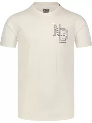Pánské triko NORDBLANC GOODWILL NBSMT8161 KRÉMOVĚ BÍLÁ