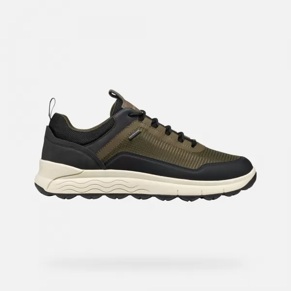  Pánské tenisky GEOX SPHERICA 4X4 B ABX G011286 KHAKI 