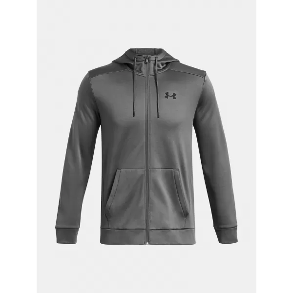  Pánská mikina UNDER ARMOUR UA ARMOUR FLEECE FZ HOODIE 1373357-025 ŠEDÁ 