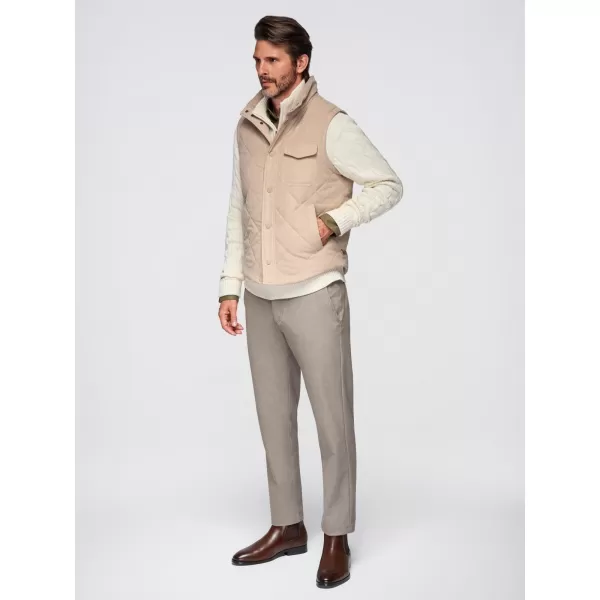  Pánská vesta OMBRE OM-JAVJ-0277 BEIGE 