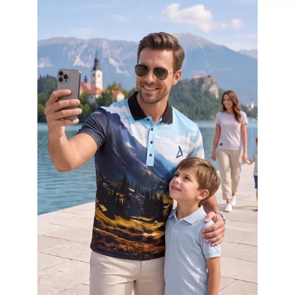  Pánské funkční triko s límečkem premium ALTISPORT VOJ/ALM116TR05 HORY 